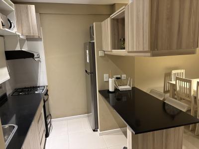 Departamento en alquiler en Valeria del Mar. 3 ambientes, 1 baño y capacidad de 1 a 4 personas. 